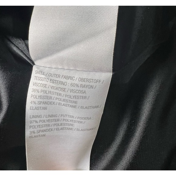 Studio Park x Shawn Killinger Double Button Ponte Coat BLACK SIZE L NWT - Picture 5 of 7